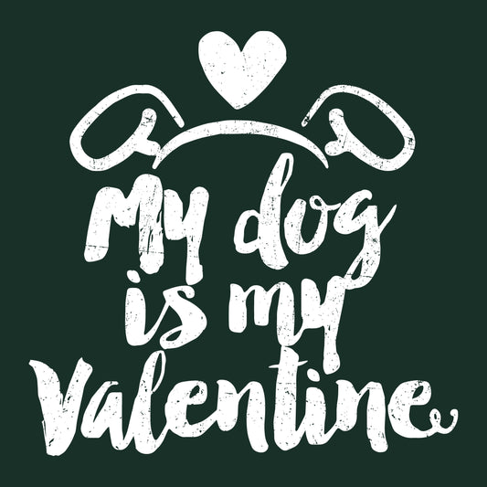 Funny T-Shirts design "My Dog is my Valentine Valentine Day T Shirt"