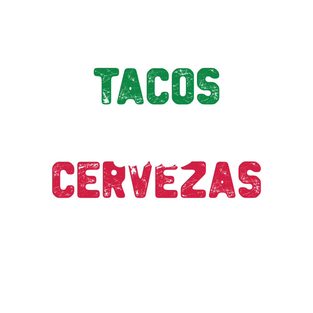 Funny T-Shirts design "Tacos Burritos and Cervezas Funny Tee"