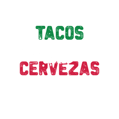 Funny T-Shirts design "Tacos Burritos and Cervezas Funny Tee"