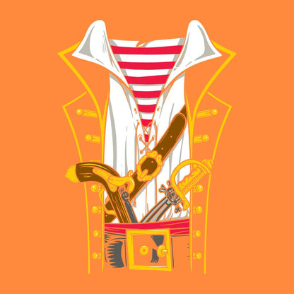 Funny T-Shirts design "Pirate Outfit Mens Tee"