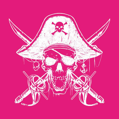 Funny T-Shirts design "Skull Bones Pirate with Hat Mens Tee"