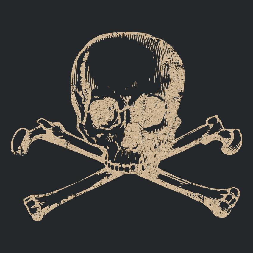Funny T-Shirts design "Human Skull Mens Tee"