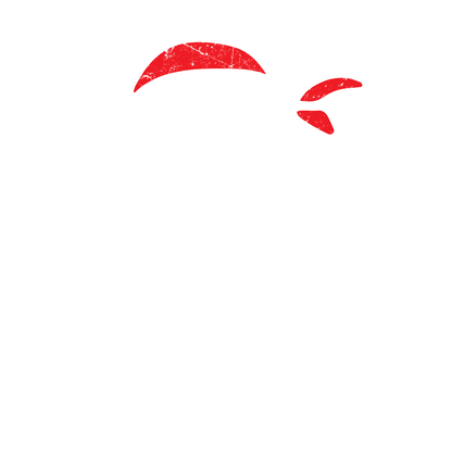 Pirate Drawn Skull Mens T Shirt - Roadkill T-Shirts