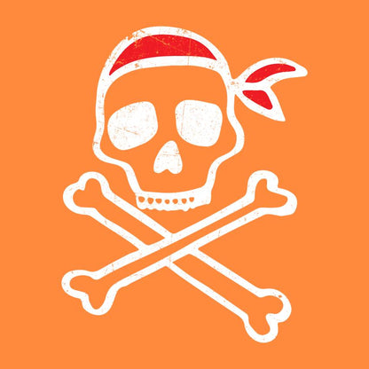 Pirate Drawn Skull Mens T Shirt - Roadkill T-Shirts