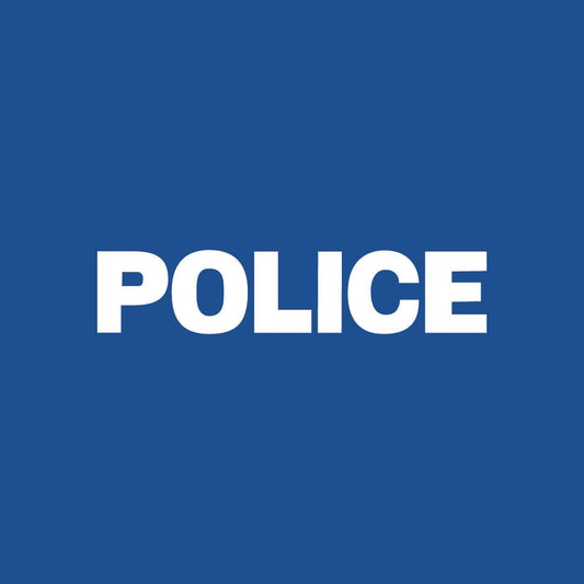 Funny T-Shirts design "Police label Mens T Shirt"