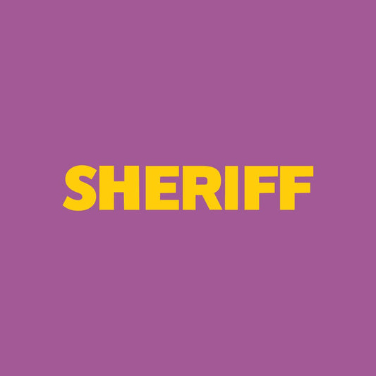 Funny T-Shirts design "Sheriff Mens T Shirts"