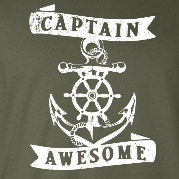 Captain Awesome T Shirt for Mens - Roadkill T-Shirts