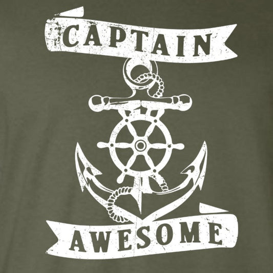 Captain Awesome T Shirt for Mens - Roadkill T-Shirts