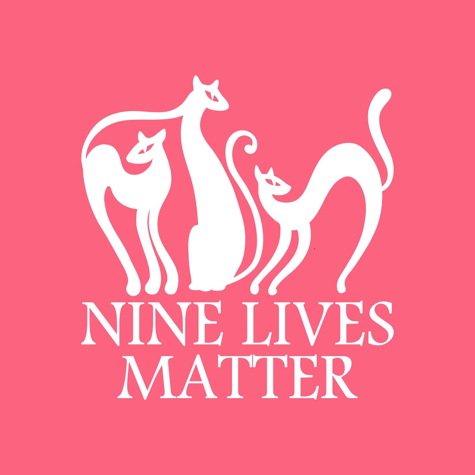 Funny T-Shirts design "Nine Lives Matter Funny Shirts"