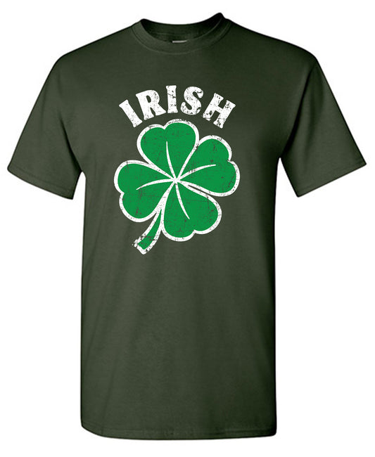 Irish T Shirt Clover Design Tee