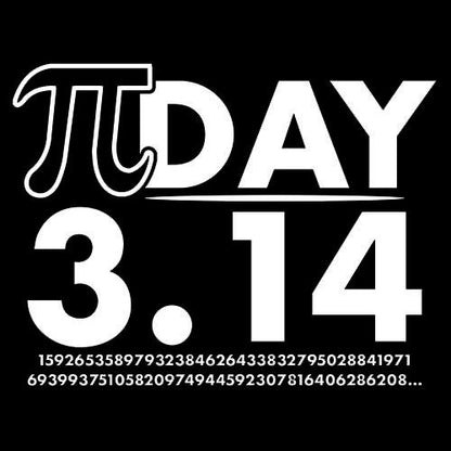 Pi Day 3.14 Numbers - Roadkill T Shirts